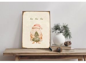 4067437115314 - Alu-Dibond-Druck QUEENCE Weihnachtsmann braun (farbe bild(er) braun) B20cm H30cm T02cm Alu Dibond Bilder ho ho ho Schild 4067437115314 - Alu-Dibond-Druck QUEENCE Weihnachtsmann braun (farbe bild(er) braun) B20cm H30cm T02cm Alu Dibond Bilder ho ho ho Schild