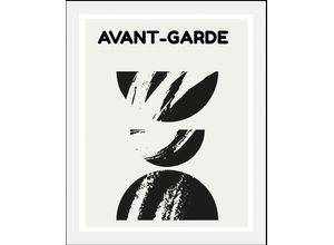 4067437346862 - Bild QUEENCE Avant-Garde II Bilder Gr B H 50 cm x 70 cm Wandbild Abstrakt Hochformat 1 St schwarz Kunstdrucke gerahmt