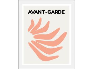 4067437346893 - Bild QUEENCE Avant-Garde III Bilder Gr B H 50 cm x 70 cm Wandbild Abstrakt Hochformat 1 St rosa Kunstdrucke gerahmt