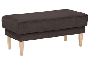 4067474052009 - Hockerbank HOME AFFAIRE Scalea Hocker Gr B H T 110 cm x 51 cm x 55 cm Lu x us-Microfaser braun (dunkelbraun buche) Home Affaire