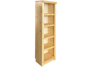 4067474103244 - Standregal HOME AFFAIRE Soeren Stege beige (gelaugt geölt) H156cm Regale aus massiver Kiefer Maße (B T H) 40 29 156 cm mit viel Stauraum