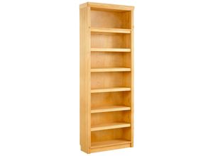 4067474601030 - Bücherregal HOME AFFAIRE Soeren Regale Gr H T 220 cm x 29 cm 7 St beige (gelaugt geölt) Bücherwand Regal Standregal Standregale Regale aus massiver Kiefer in 2 Höhen und Tiefen mit viel Stauraum