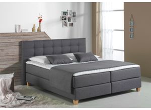 4067474652476 - Dekokissen HOME AFFAIRE Tommy Gr B L 80 cm x 250 cm 3 St grau (anthrazit unifarben) Kinder Dekokissen_Sitzkissen_Kissenhüllen Dekokissen uni Kissen-Plaidset für »Tommy« Boxspringbett