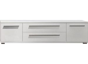 4067474665056 - TV-Board PLACES OF STYLE Piano Sideboards Gr B H T 165 cm x 462 cm x 452 cm Breite 165 cm 2 weiß (weiß 70 hochglanz) TV-Lowboards UV lackiert mit Soft-Close-Funktion