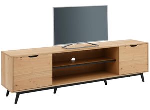 4067474772211 - Lowboard HOME AFFAIRE Flow Sideboards Gr B H T 2192 cm x 60 cm x 44 cm beige (naturfarben) Lowboards mit zwei Fächern und Türen einer schönen Holzoptik