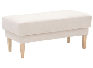 4067474813204 - Hockerbank HOME AFFAIRE Scalea Hocker Gr B H T 110 cm x 51 cm x 55 cm Lu x us-Microfaser beige (creme buche) Home Affaire