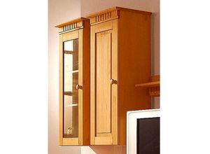 4067475238112 - Hängeschrank HOME AFFAIRE Cubrix Schränke Gr B H T 35 cm x 85 cm x 28 cm Mit Holztür 1 St beige (natur gebeizt gewachst) Home Affaire aus schönem massivem Kiefernholz Breite 35 cm Höhe 85 cm