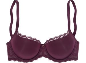 4067475413410 - LASCANA Evita Schalen-BH Spitze Schleife für Damen lila 90B