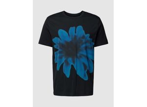 4067492575528 - T-Shirt mit Motiv-Print Modell Pima