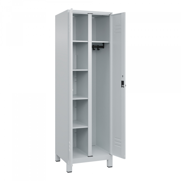 4067521054130 - C+P Garderobenschrank Classic PLUS 2Abteile 1950x600x500mm lgrlgr 4067521054130 C+P-Möbel