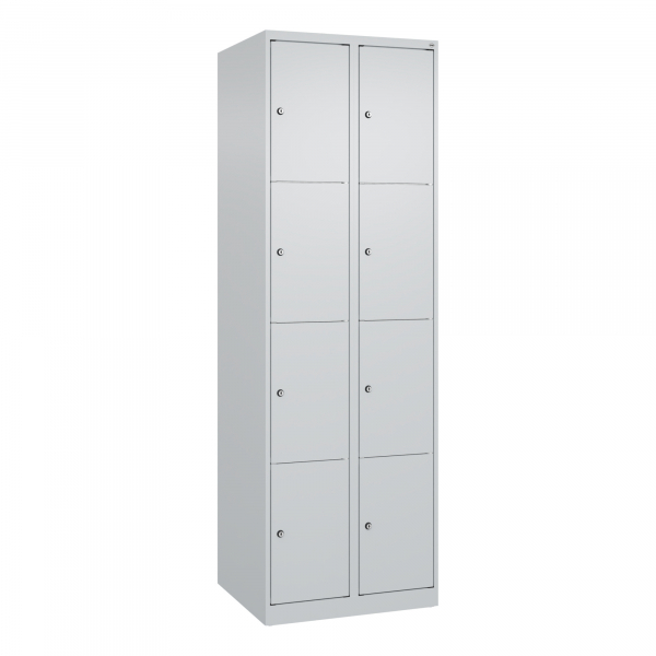 4067521350522 -  C+P Schließfachschrank Classic PLUS 2x4Fächer 1850x600x500mm lgrlgr 4067521350522 C + P Möbelsysteme