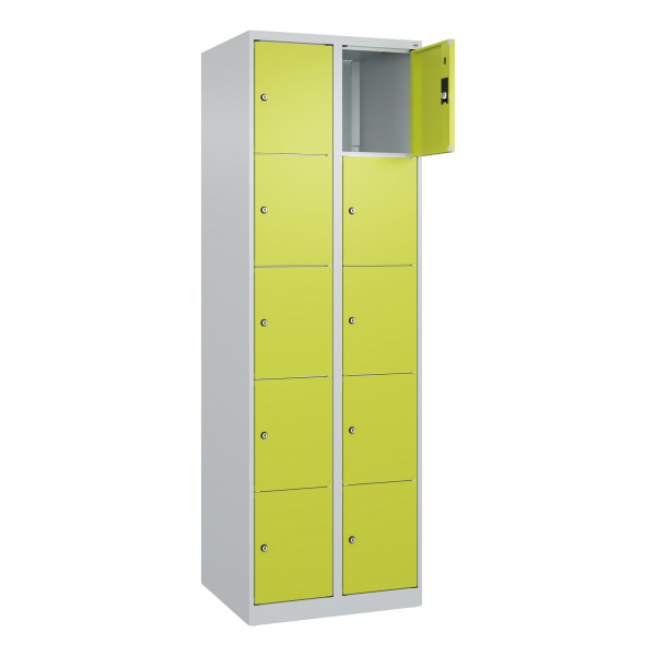 4067521350669 - C+P Schließfachschrank Classic PLUS 2x5Fächer 1850x600x500mm lgrcgn 4067521350669 C + P Möbelsysteme