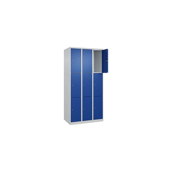 4067521351796 - Schließfachschrank Classic Plus enzianblau lichtgrau 080000-303 S10003 6 Schließfächer 900 x 500 x 1850 cm 4067521351796 CP