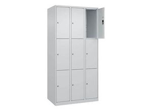 4067521351840 - Schließfachschrank Classic Plus lichtgrau 080000-303 S10008 6 Schließfächer 900 x 500 x 1850 cm 4067521351840 CP