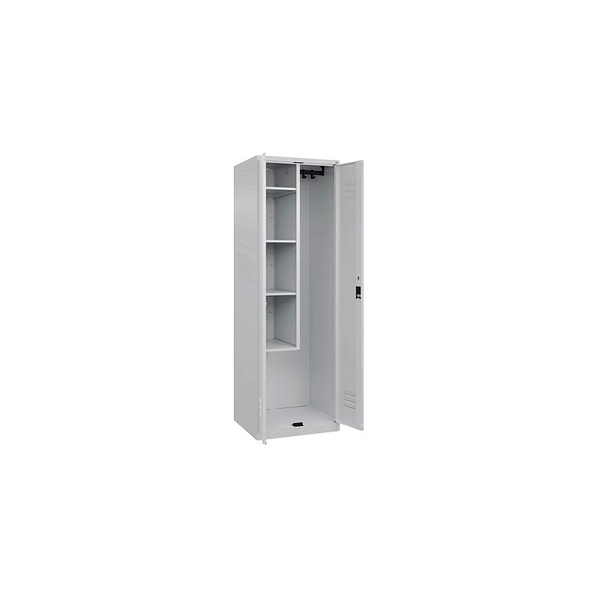 4067521356951 - Putzmittelschrank Classic Plus 080100-00-S10008 lichtgrau 600 x 500 x 1850 cm aufgebaut 4067521356951 CP