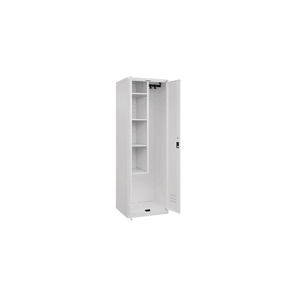 4067521356999 - Putzmittelschrank Classic Plus 080100-00-S10012 verkehrsweiß 600 x 500 x 1850 cm aufgebaut 4067521356999 CP