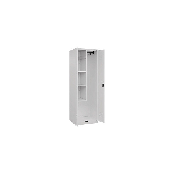 4067521417799 - Putzmittelschrank Classic Plus 080100-00-S10025 verkehrsweiß 600 x 500 x 1850 cm aufgebaut 4067521417799 CP