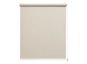 4067533007483 - Rollo ORIGINAL Klemmfix ohne Bohren Gr 13 braun (braun weiß weiß) B90cm H190cm Polyester Rollos Steuerbar mit Bluetooth-App integrierter Elektromotor und Akku