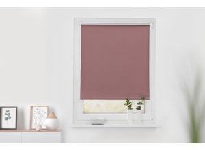 4067533068439 - Verdunklungsrollo ORIGINAL Klemmfix ohne Bohren Verdunkelung Gr 1 rosa (altrosa weiß weiß) B40cm H150cm Kunststoff Aluminium Rollos Thermofunktion & verdunkelnd Klemm- und schraubbar