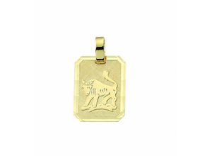 4067551002569 - Kette mit Anhänger ADELIA´S 333 Gold Sternzeichen Stier Halsketten Gr Gelbgold 333 goldfarben (gold) Damen Ketten mit Anhänger Schmuckset - Set Halskette