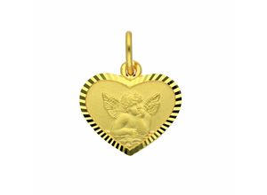 4067551009568 - Kette mit Anhänger ADELIA´S 333 Gold Amor Halsketten Gr Gelbgold 333 goldfarben (gold) Damen Ketten mit Anhänger Schmuckset - Set Halskette