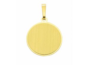 4067551011608 - Kette ohne Anhänger ADELIA´S 333 Gold Gravurplatte Ø 155 mm Halsketten Gr Gelbgold 333 goldfarben (gold) Damen Ketten ohne Anhänger Schmuckset - Set mit Halskette