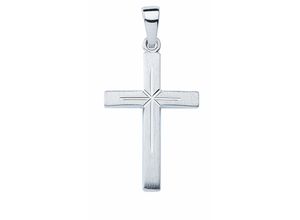 4067551012667 - Kette mit Anhänger ADELIA´S 925 Silber Kreuz Anhänger Halsketten Gr Silber 925 (Sterlingsilber) silberfarben (silber) Damen Ketten mit Anhänger Schmuckset - Set Halskette