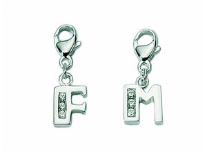 4067551013282 - Kette ohne Anhänger ADELIA´S 925 Silber Charms mit Zirkonia Halsketten Gr Silber 925 (Sterlingsilber) silberfarben (silber) Damen Schmuckset - Set mit Halskette