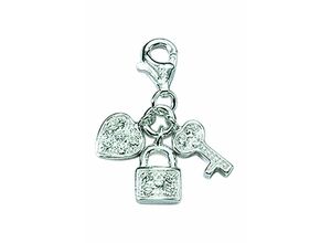 4067551013848 - Kette ohne Anhänger ADELIA´S 925 Silber Charms mit Zirkonia Halsketten Gr Silber 925 (Sterlingsilber) silberfarben (silber) Damen Ketten ohne Anhänger Schmuckset - Set mit Halskette