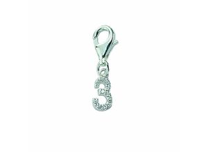 4067551014487 - Kette ohne Anhänger ADELIA´S 925 Silber Charms mit Zirkonia Halsketten Gr Silber 925 (Sterlingsilber) silberfarben (silber) Damen Schmuckset - Set mit Halskette