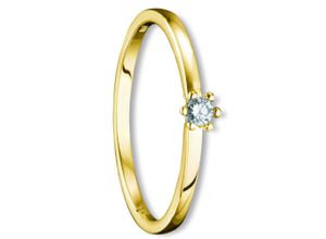 4067551217086 - Diamantring 007 ct Diamant Brillant Ring aus 585 Gelbgold Fingerringe Gr 50 mit Diamant Gelbgold 585-Diamanten goldfarben (gold) Damen Diamantringe Gold Schmuck