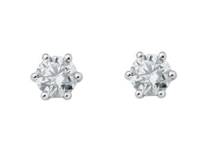 4067551222066 - Paar Ohrhänger 04 ct Diamant Brillant Ohrringe Ohrstecker aus 950 Platin Gr Damen 04 ct Diamanten-Platin 950 silberfarben (silber) Damen Ohrhänger Platin Schmuck