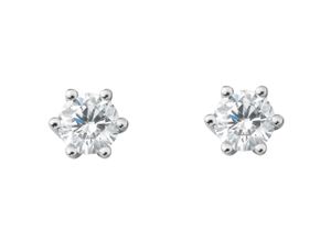 4067551381428 - Paar Ohrhänger 02 ct Diamant Brillant Ohrringe Ohrstecker aus 950 Platin Gr Damen 02 ct Diamanten-Platin 950 silberfarben (silber) Damen Ohrhänger Platin Schmuck