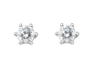 4067551381473 - Paar Ohrhänger 03 ct Diamant Brillant Ohrringe Ohrstecker aus 750 Weißgold Gr Damen 03 ct Diamanten-Weißgold 750 silberfarben (silber) Damen Ohrhänger Gold Schmuck