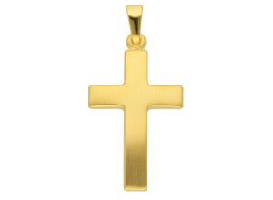 4067551388908 - Ketten-Anhänger ADELIA´S 333 Gold Kreuz Anhänger Schmuckanhänger Gr Gelbgold 333 goldfarben (gold) Damen Anhänger Goldschmuck für & Herren