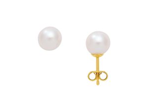 4067551396613 - Paar Ohrhänger ADELIA´S 333 Gold Ohrringe Ohrstecker Gr Damen Gelbgold 333 goldfarben (gold) Damen Ohrhänger mit Süßwasser Zuchtperle Goldschmuck für