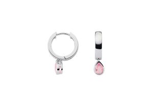 4067551397870 - Paar Ohrhänger ADELIA´S 925 Silber Ohrringe Creolen Ø 147 mm Gr Damen Silber 925 (Sterlingsilber) bunt Damen mit Zirkonia Silberschmuck für