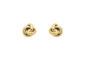 4067551400365 - Paar Ohrhänger ADELIA´S 333 Gold Ohrringe Ohrstecker Knoten Gr Damen Gelbgold 333 goldfarben (gold) Damen Ohrhänger Goldschmuck für