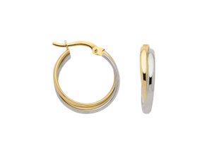 4067551400686 - Paar Ohrhänger ADELIA´S 333 Gold Ohrringe Creolen Gr Damen Gelbgold 333 goldfarben (gold) Damen Ohrhänger Goldschmuck für