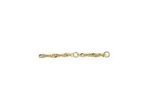 4067551429670 - Fußkette ADELIA´S 333 Gold Singapur Fußkettchen 25 cm Ø 25 mm Gr Gelbgold 333 goldfarben (gold) Damen Fußkettchen Goldschmuck für