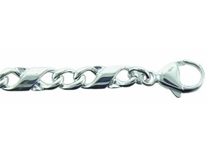 4067551434889 - Silberarmband ADELIA´S 925 Silber Fantasie Armband 19 cm Ø 5 mm Armbänder Gr 19 Silber 925 (Sterlingsilber) silberfarben (silber) Damen Armbänder Silber Silberschmuck für