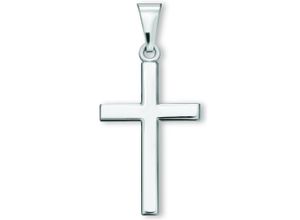 4067551504995 - Kette mit Anhänger Kreuz aus 925 Silber Halsketten Gr Silber 925 (Sterlingsilber) silberfarben (silber) Damen Schmuckset - Set mit verstellbarer Halskette