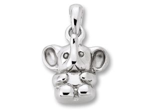 4067551505947 - Kette mit Anhänger Elefant aus 925 Silber Halsketten Gr Silber 925 (Sterlingsilber) silberfarben (silber) Damen Schmuckset - Set mit verstellbarer Halskette