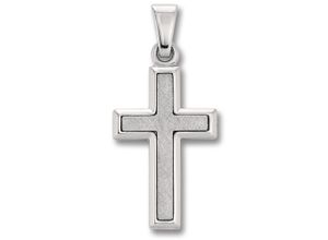 4067551506203 - Kette mit Anhänger Kreuz aus 925 Silber Halsketten Gr Silber 925 (Sterlingsilber) silberfarben (silber) Damen Ketten mit Anhänger Schmuckset - Set verstellbarer Halskette