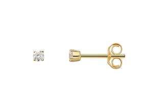 4067551574097 - Paar Ohrstecker 010 ct Diamant Brillant Ohrringe aus 585 Gelbgold Gr Damen 010 ct Diamanten goldfarben (gold) Damen Ohrstecker Gold Schmuck