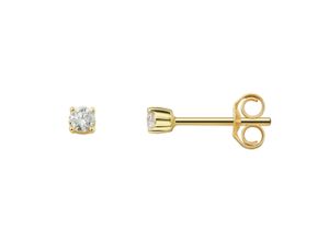 4067551574158 - Paar Ohrhänger 015 ct Diamant Brillant Ohrringe Ohrstecker aus 750 Gelbgold Gr Damen 015 ct Diamanten-Gelbgold 333 goldfarben (gold) Damen Ohrhänger Gold Schmuck