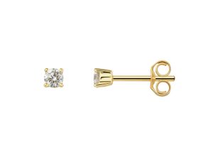 4067551574196 - Paar Ohrstecker 020 ct Diamant Brillant Ohrringe aus 585 Gelbgold Gr Damen 020 ct Diamanten goldfarben (gold) Damen Ohrstecker Gold Schmuck