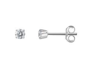 4067551574264 - Paar Ohrstecker 025 ct Diamant Brillant Ohrringe aus 585 Weißgold Gr Damen 025 ct Weißgold 585-Diamanten silberfarben (silber) Damen Ohrstecker Gold Schmuck