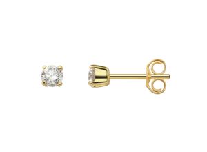 4067551574295 - Paar Ohrhänger 030 ct Diamant Brillant Ohrringe Ohrstecker aus 585 Gelbgold Gr Damen 030 ct Diamanten goldfarben (gold) Damen Ohrhänger Gold Schmuck