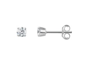 4067551574363 - Paar Ohrstecker 040 ct Diamant Brillant Ohrringe aus 585 Weißgold Gr Damen 040 ct Weißgold 585-Diamanten silberfarben (silber) Damen Ohrstecker Gold Schmuck